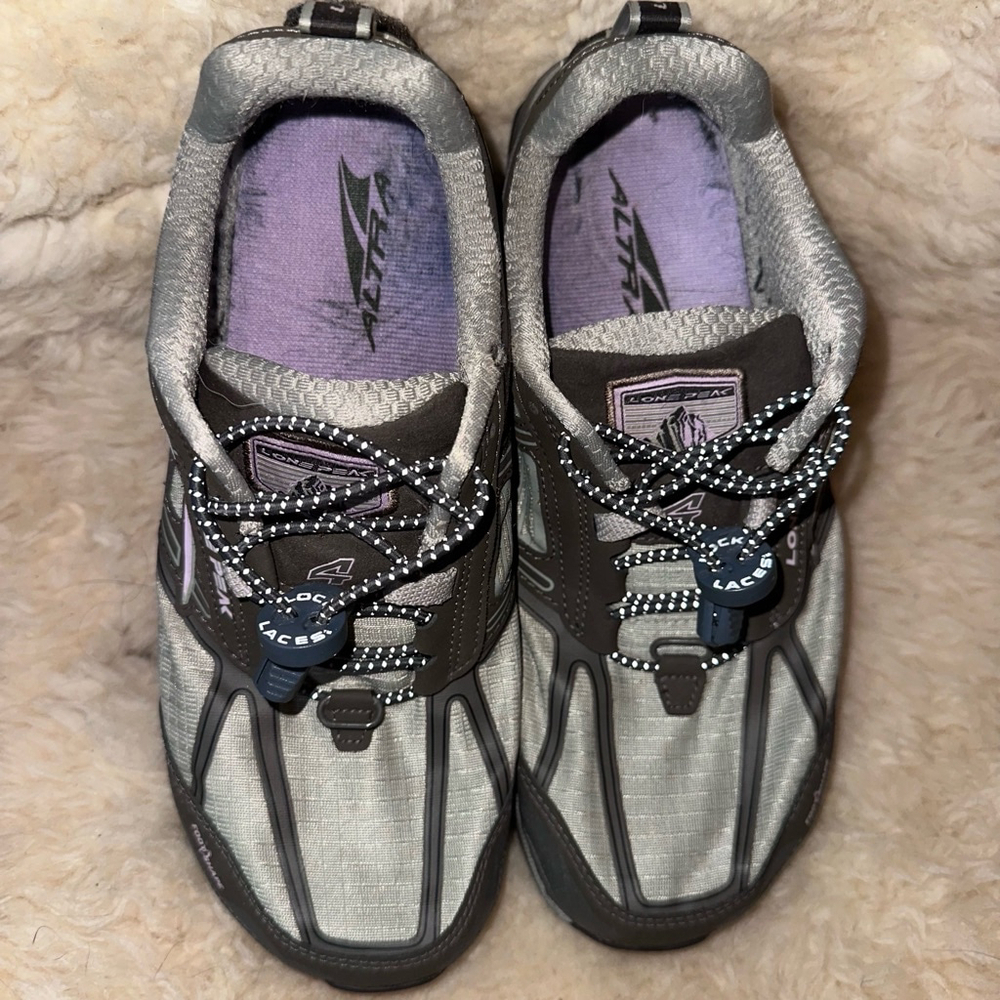 EUC Women’s Size 10 Altra Lone Peak Gaiter Trap Trail Running Shoes
